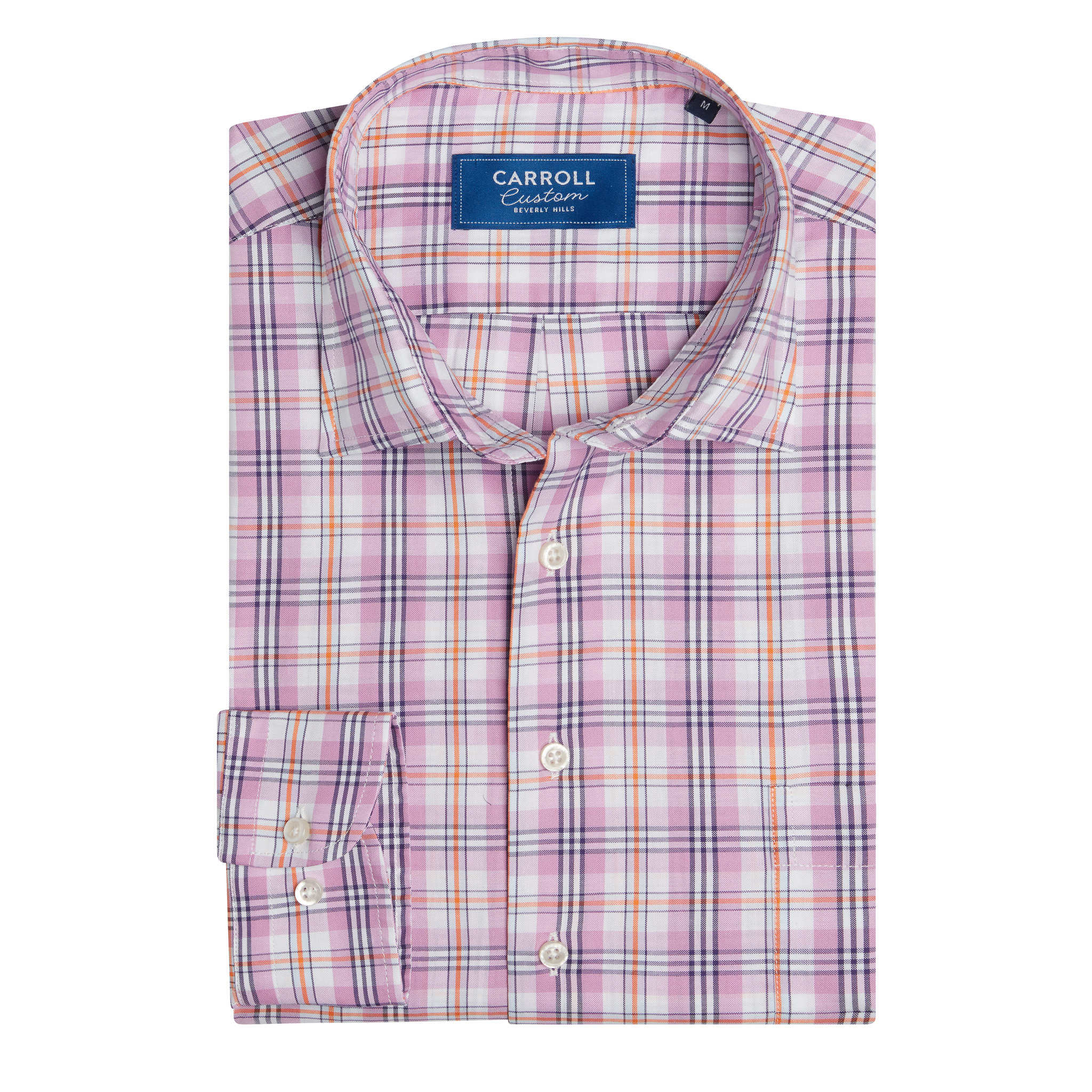 Pink Plaid Shirt – Carroll Custom Beverly Hills