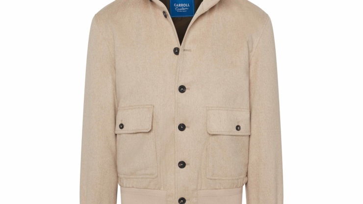 Cashmere Bomber Jacket