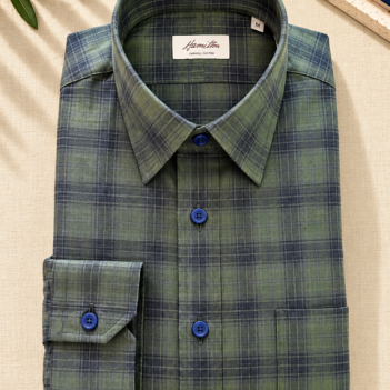 Soft Olive Plaid