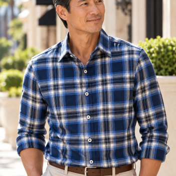 Navy Plaid