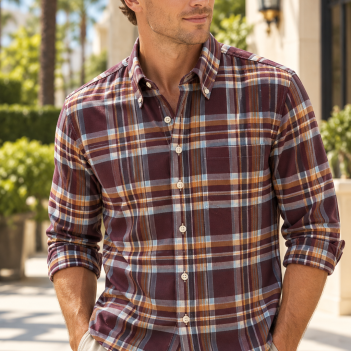 Burgundy Plaid