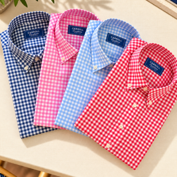 Pima Cotton Gingham Check